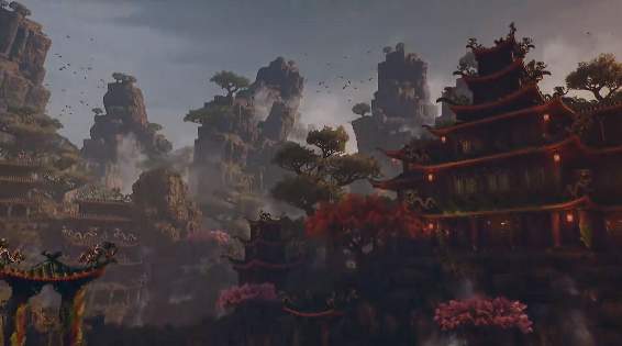 中国风武士开场-声光电视频