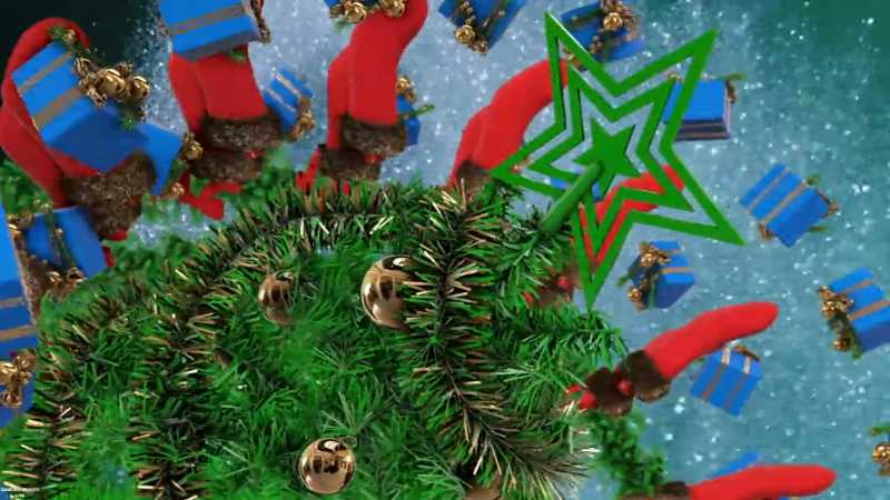 2022 圣诞节声光电开场