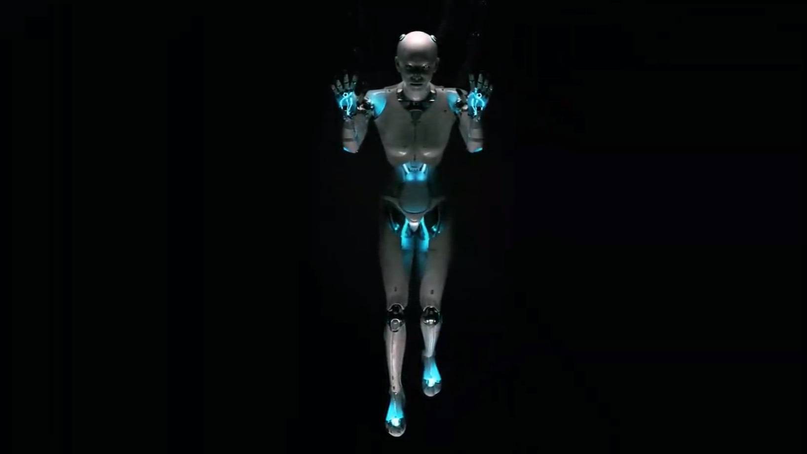 机器人迷幻声光电开场