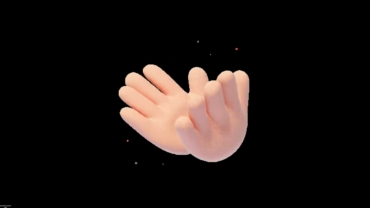 新年快乐拍手气氛