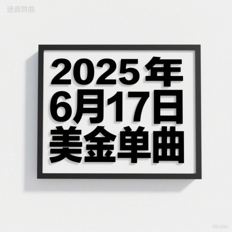 2025年6月17日多风格美金单曲