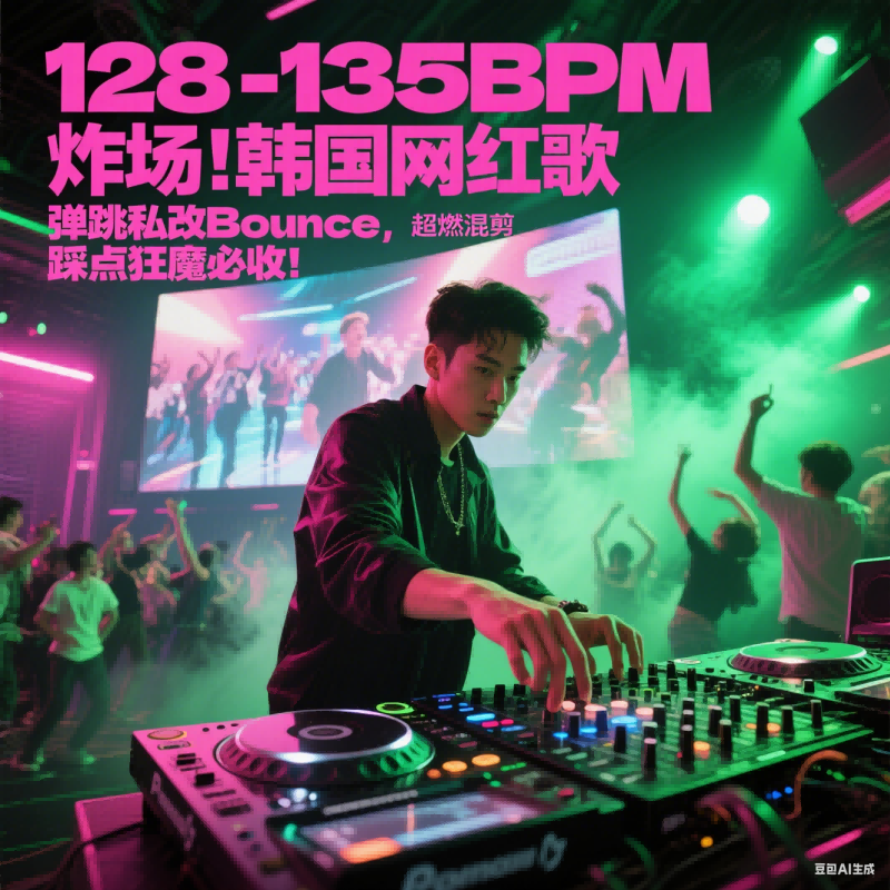 128-135BPM 炸场！韩国网红歌 弹跳私改Bounce 超燃混剪，踩点狂魔必收！
