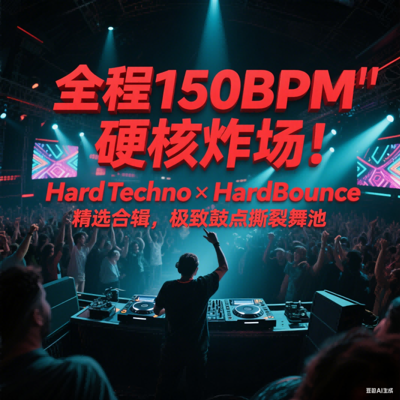 全程150BPM 硬核炸场！HardTechno×HardBounce 精选合辑，极致鼓点撕裂舞池