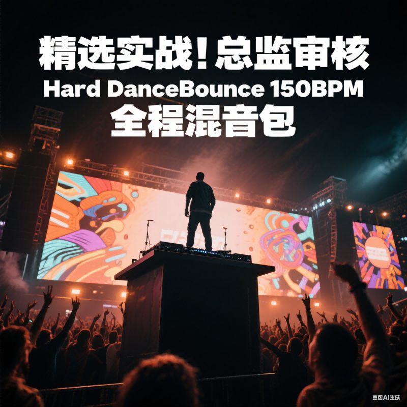 精选实战！总监审核 Hard DanceBounce 150BPM 全程混音包