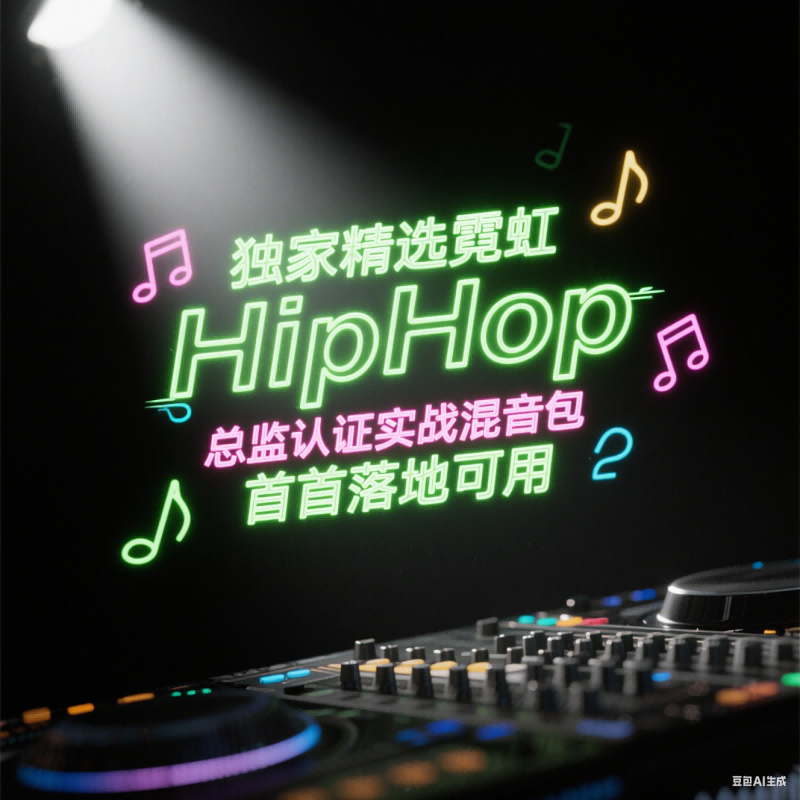 独家精选霓虹 HipHop 总监认证实战混音包 首首落地可用