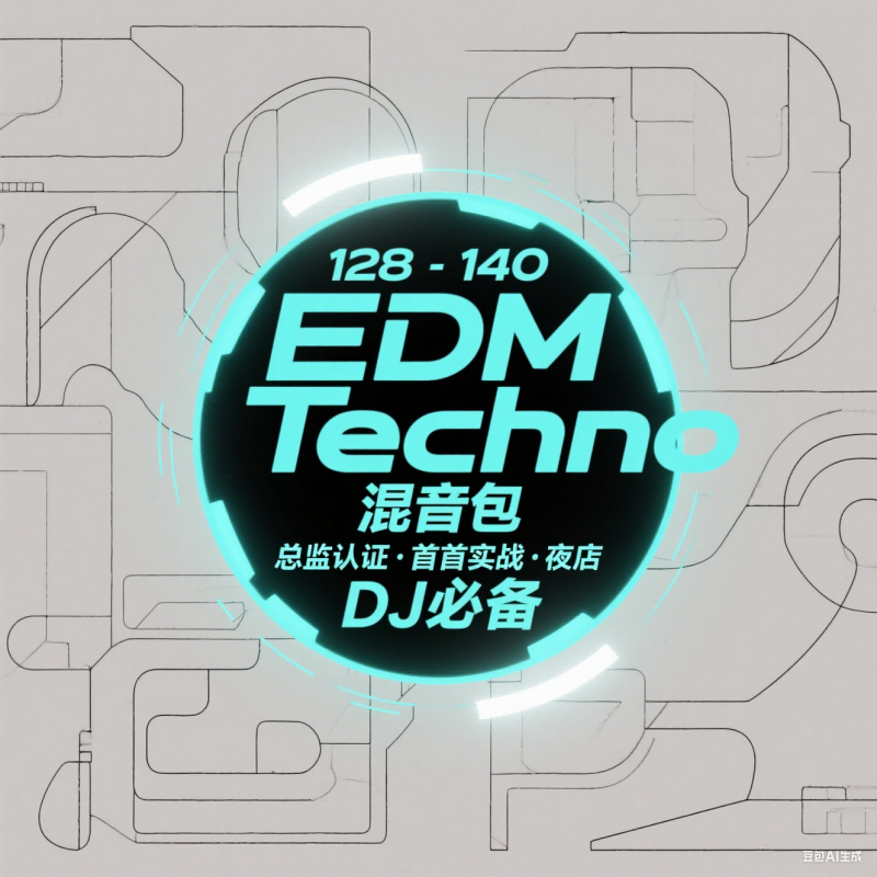 128-140 EDM Techno 混音包 总监认证・首首实战・夜店 DJ 必备
