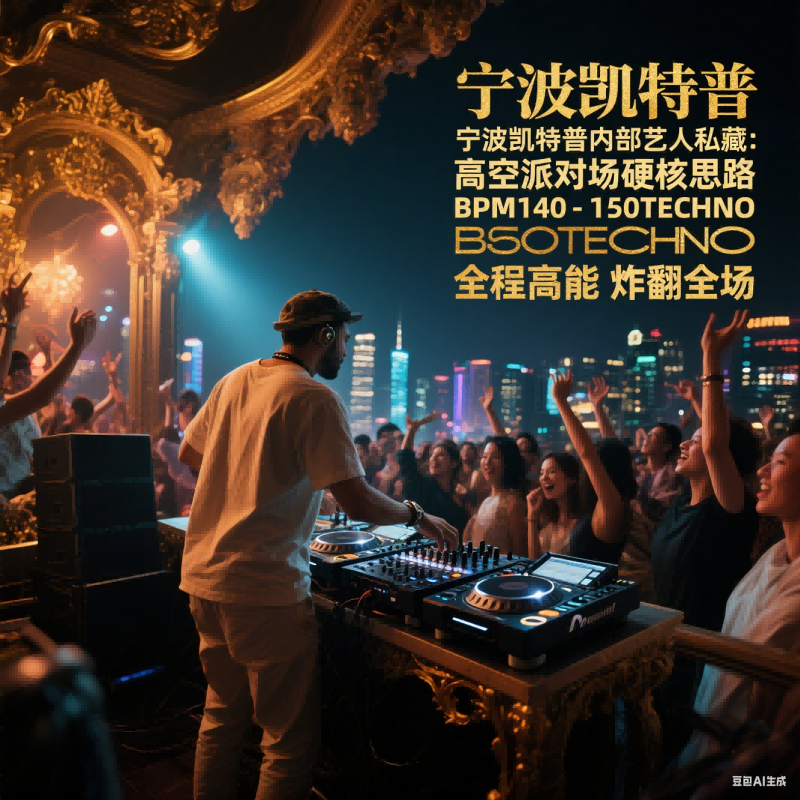 宁波凯特普内部艺人私藏：高空派对场硬核思路 BPM140-150TECHNO 全程高能 炸翻全场