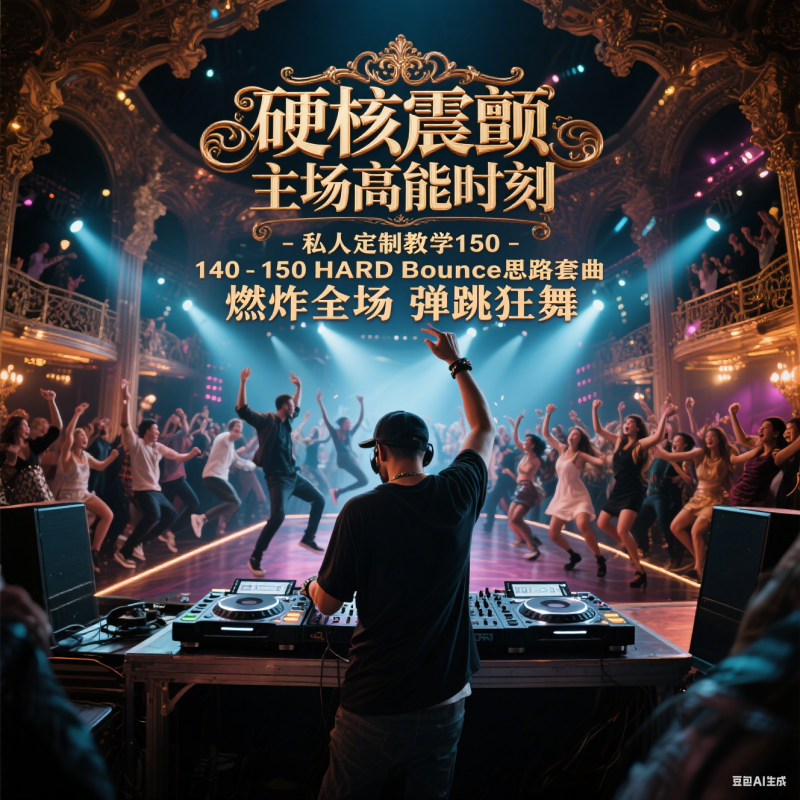 硬核震颤 主场高能时刻 私人定制教学150-140-150HARD Bounce思路套曲 燃炸全场 弹跳狂舞