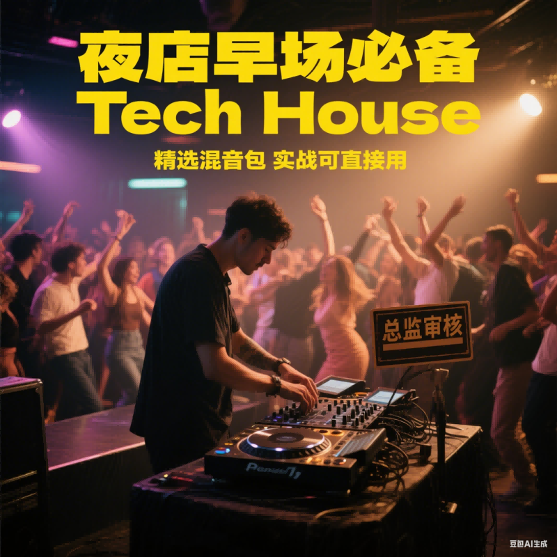 夜店早场必备 Tech House 精选混音包 总监审核 实战可直接用