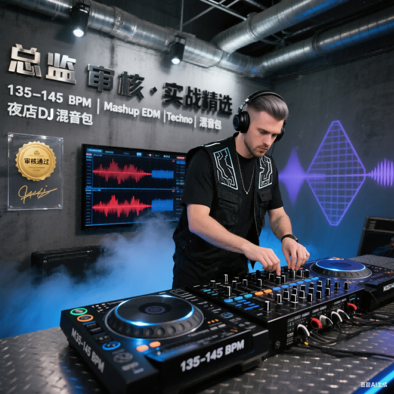 【总监审核・实战精选】135-145 BPM Mashup EDM Techno 夜店 DJ 混音包