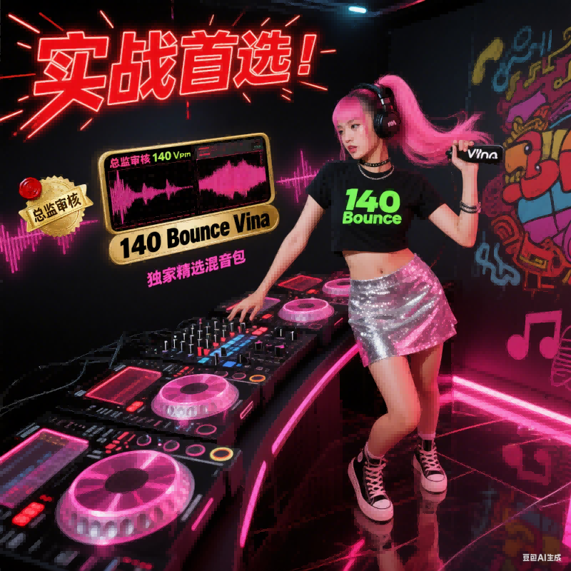 实战首选！总监审核 140 Bounce Vina 独家精选混音包