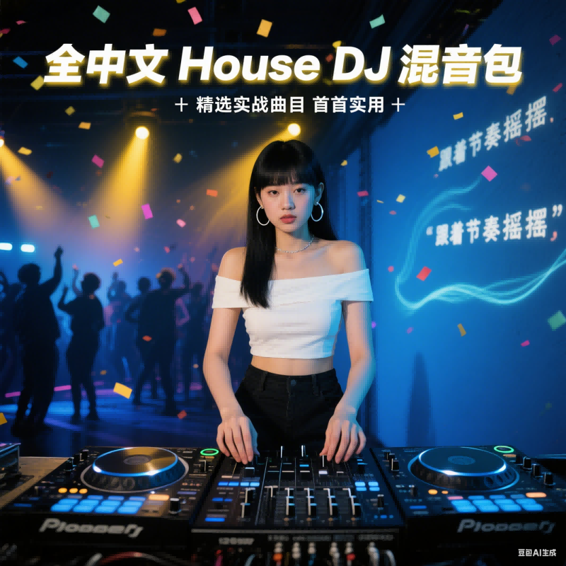 全中文 House DJ 混音包｜精选实战曲目 首首实用