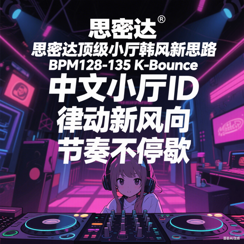 思密达顶级小厅韩风新思路 BPM128-135 K-Bounce 中文小厅ID 律动新风向 节奏不停歇
