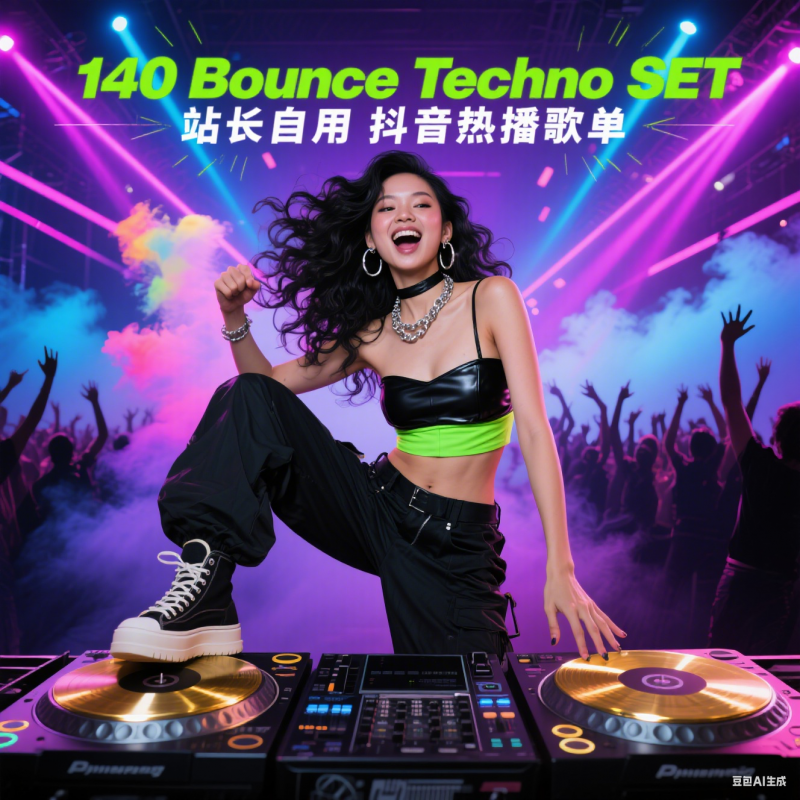 站长自用 抖音热播歌单跳楼机九万字 顶级商业中英文全新编排140 Bounce Techno SET