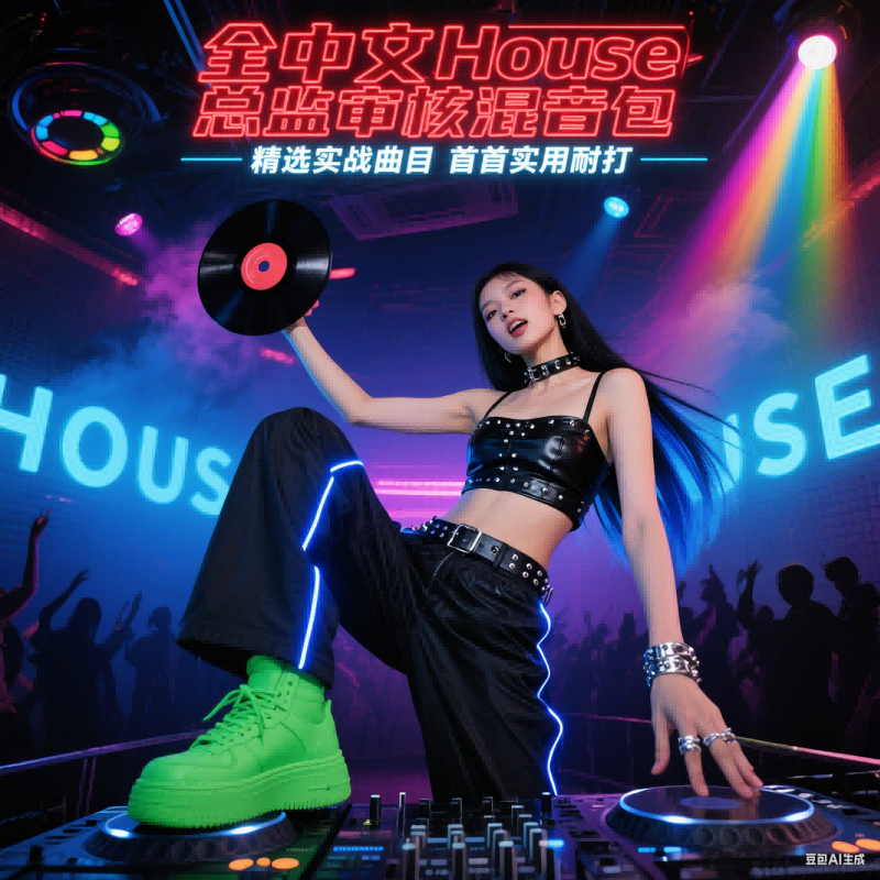 全中文 House 总监审核混音包—精选实战曲目，首首实用耐打