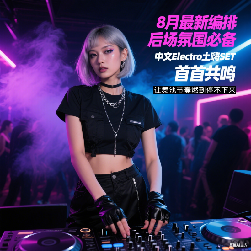 8月最新编排 后场氛围必备 中文Electro土嗨SET 首首共鸣 让舞池节奏燃到停不下来