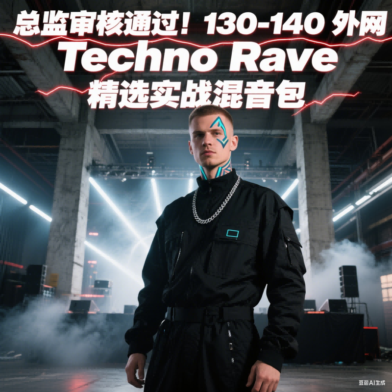总监审核通过！130-140 外网 Techno Rave 精选实战混音包