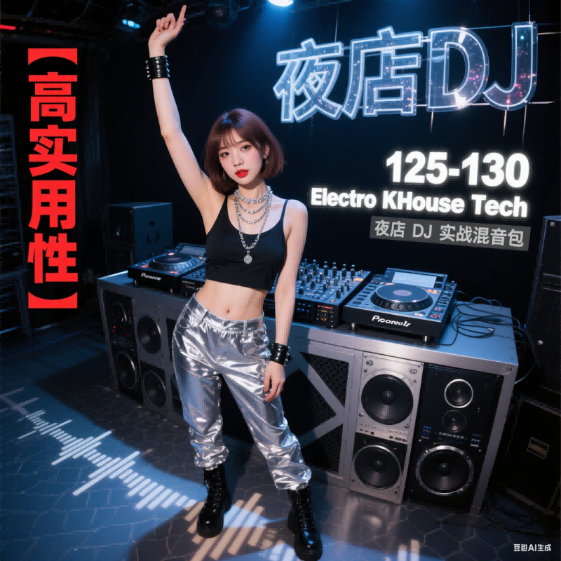 【高实用性】125-130 Electro KHouse Tech 夜店 DJ 实战混音包