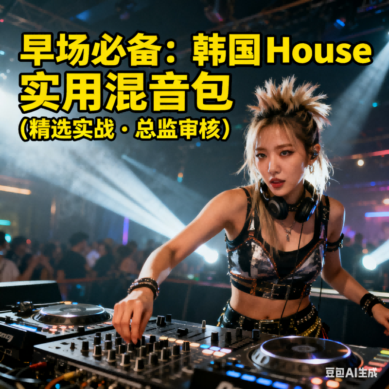 早场必备：韩国 House 实用混音包（精选实战・总监审核）