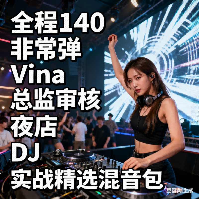 全程140 非常弹 Vina 总监审核 夜店 DJ 实战精选混音包