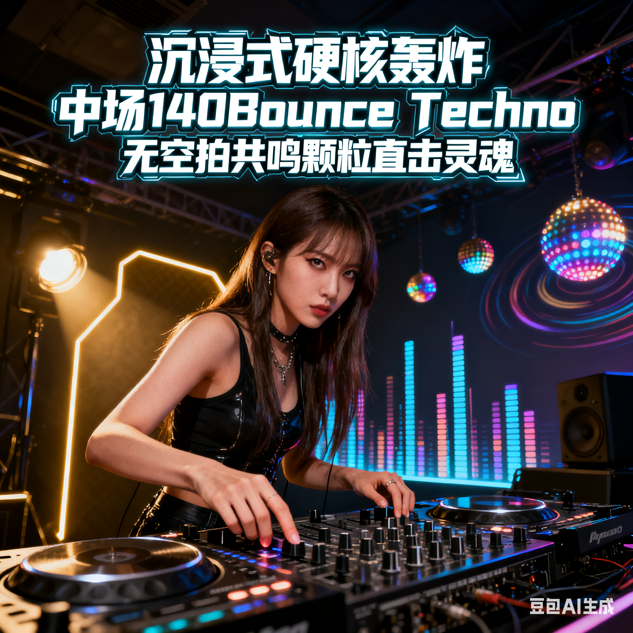 沉浸式硬核轰炸 中场140Bounce Techno 无空拍共鸣颗粒直击灵魂
