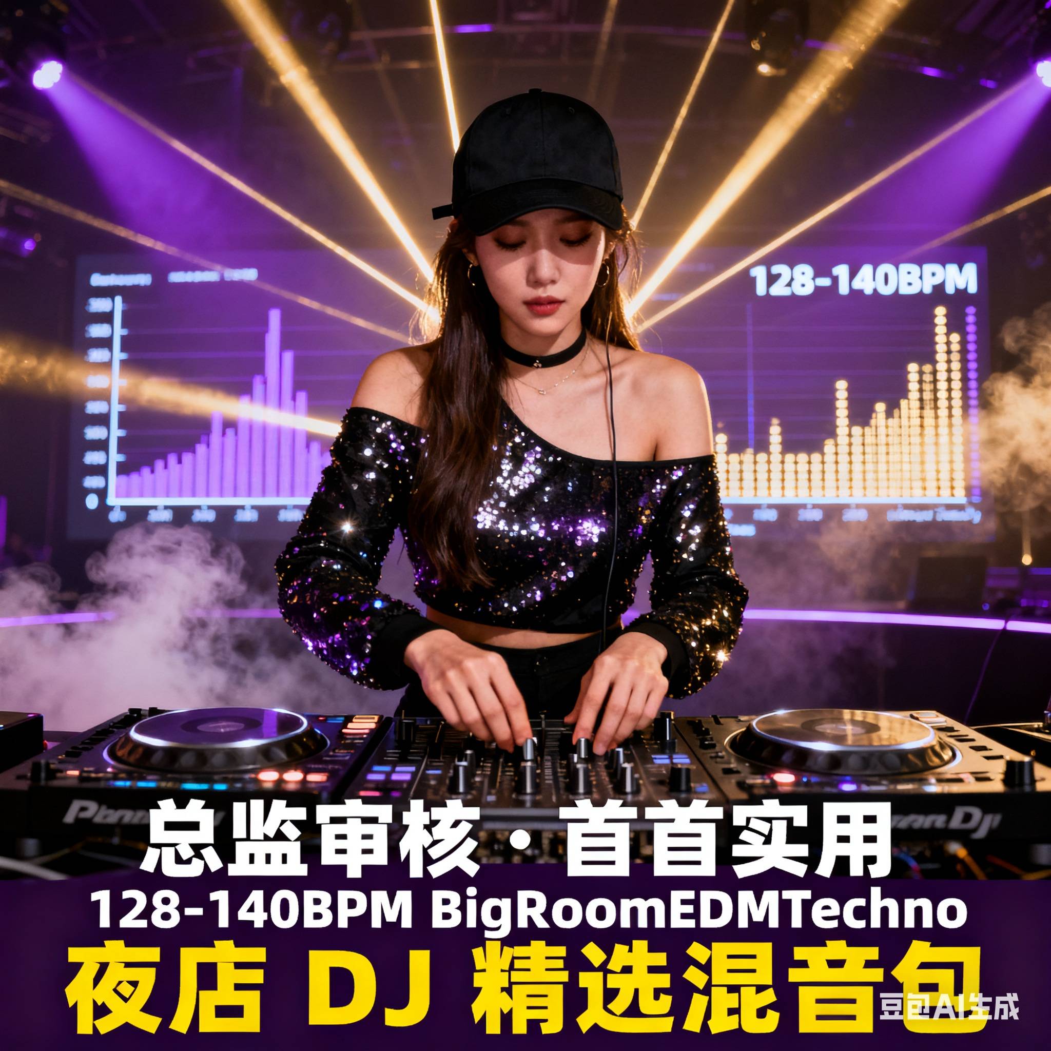 总监审核・首首实用 128-140BPM BigRoomEDMTechno 夜店 DJ 精选混音包