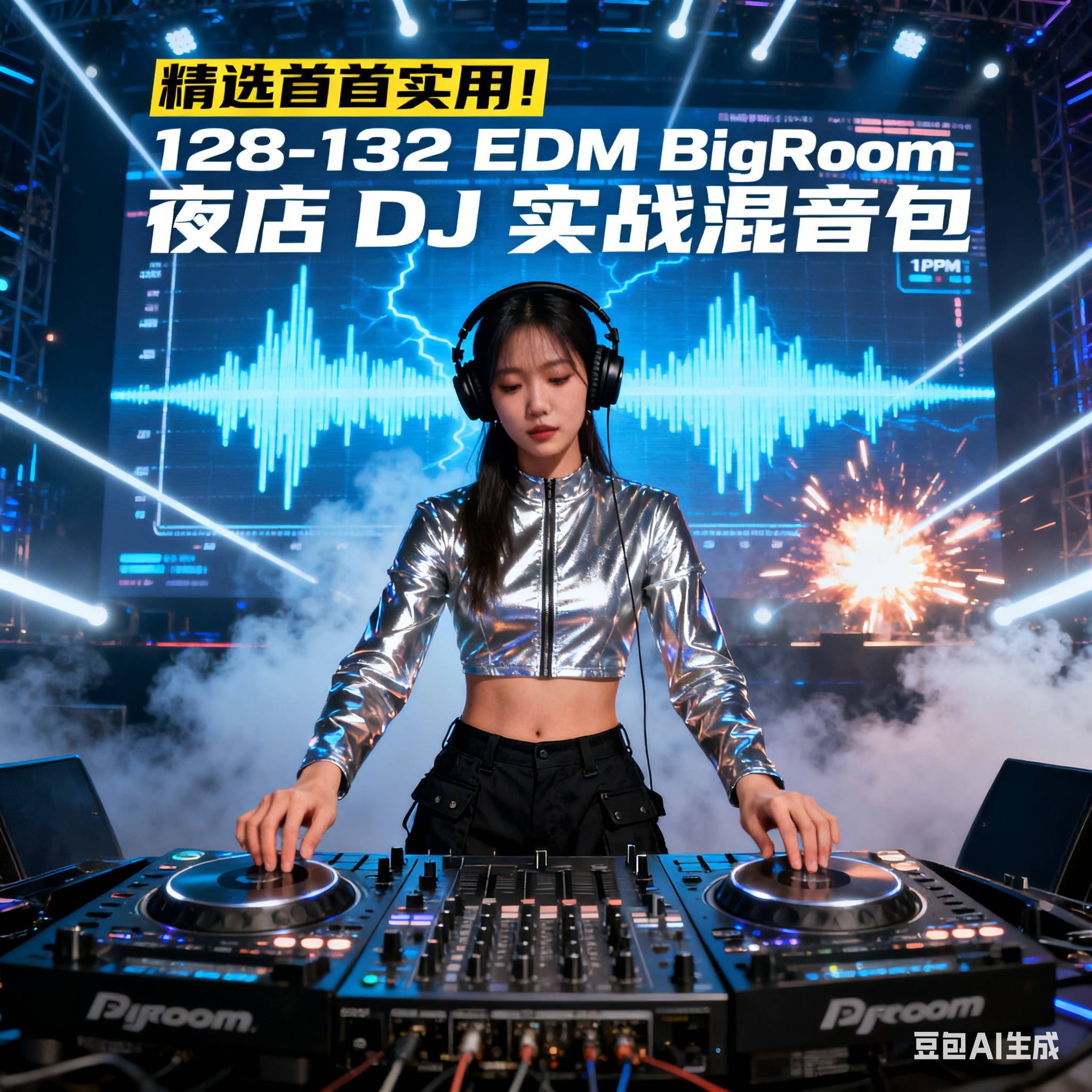 精选首首实用！128-132 EDM BigRoom 夜店 DJ 实战混音包