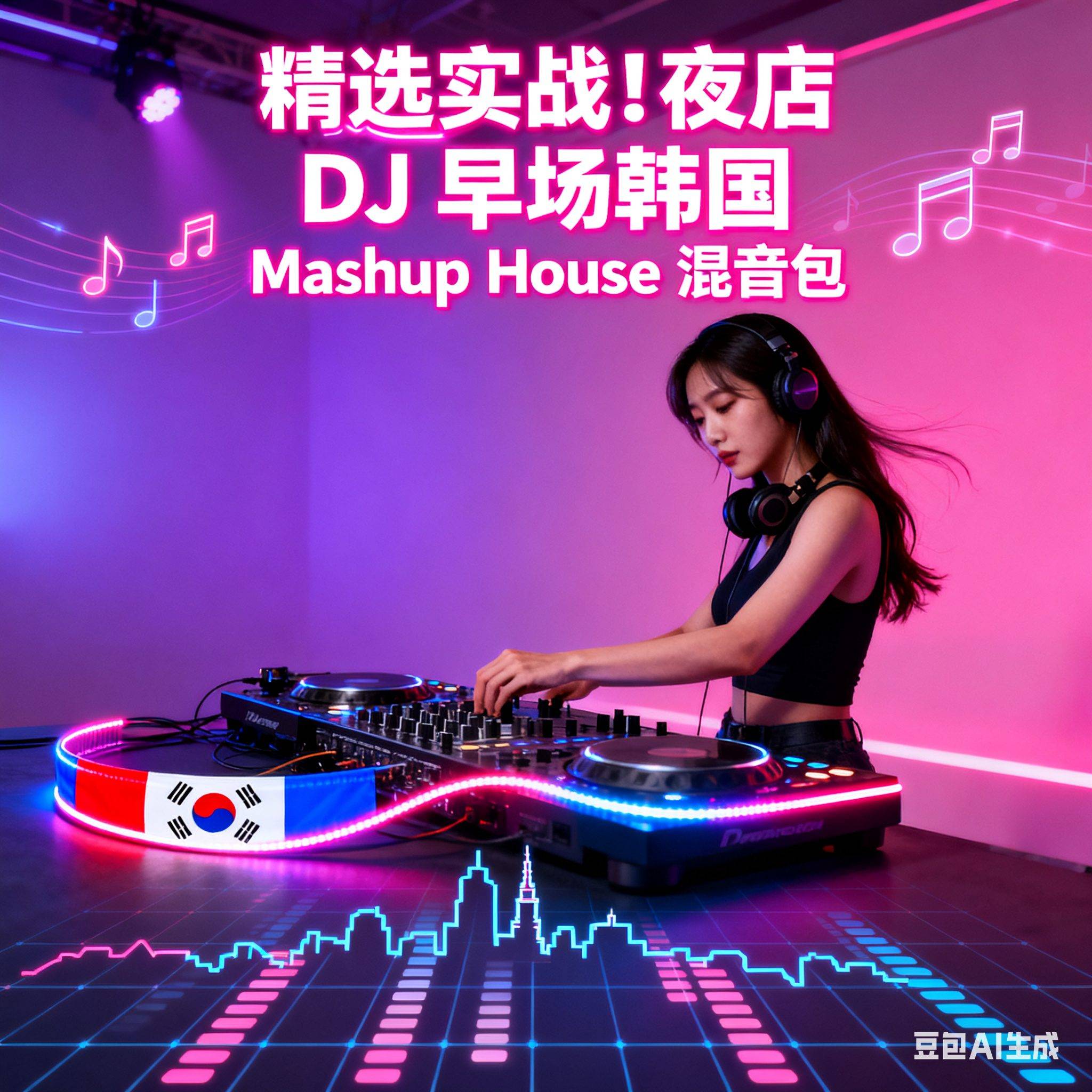 精选实战！夜店 DJ 早场韩国 Mashup House 混音包