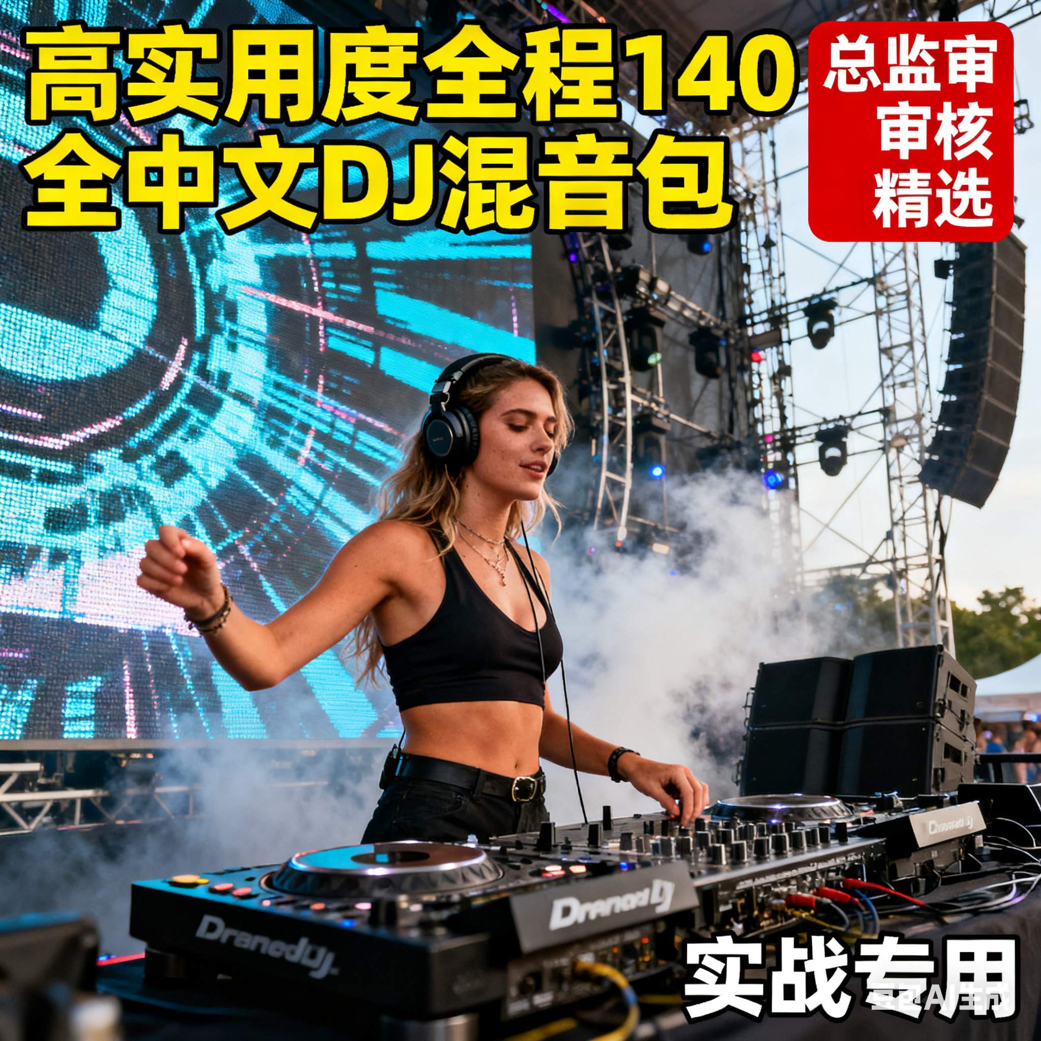 高实用度 全程 140 全中文 DJ 混音包 总监审核精选 实战专用
