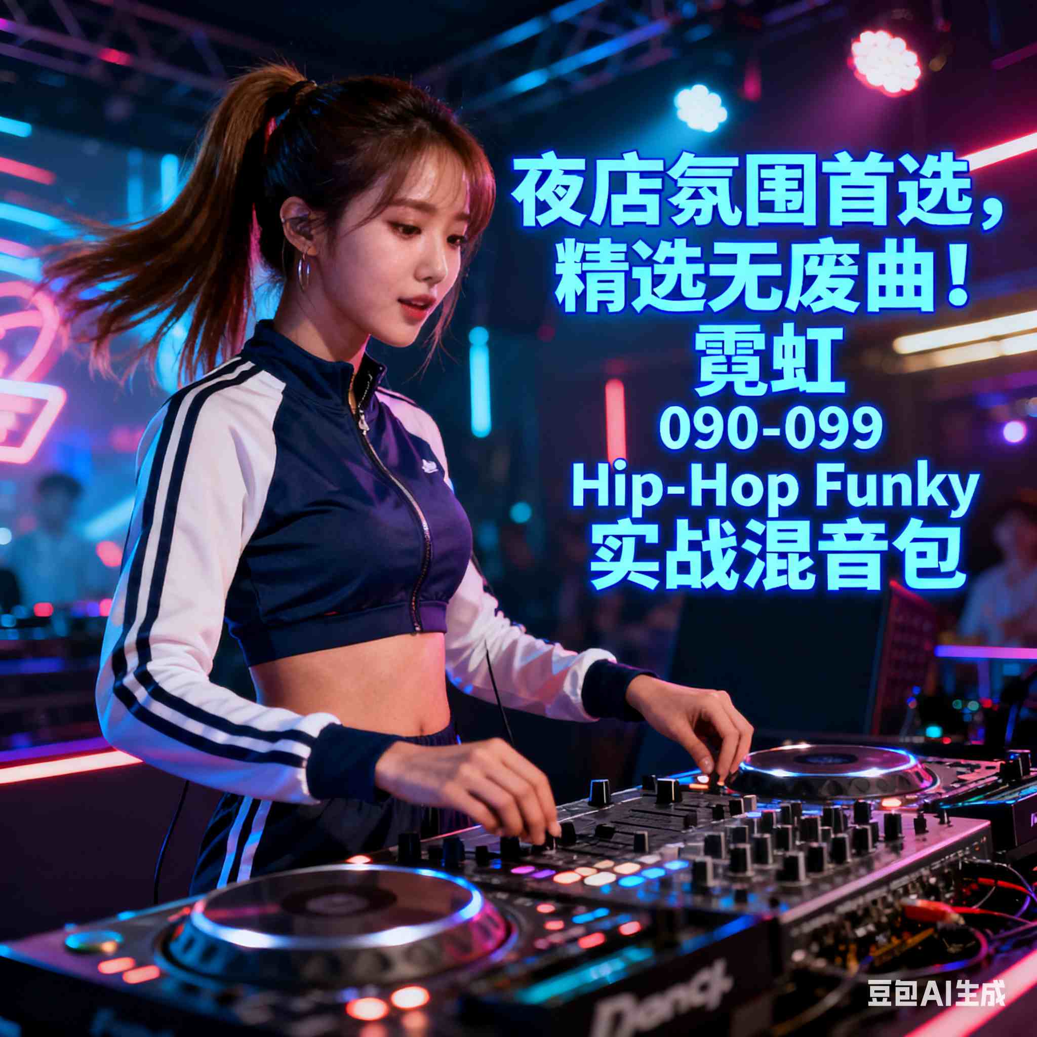 夜店氛围首选，精选无废曲！霓虹 090 - 099 Hip - Hop Funky 实战混音包