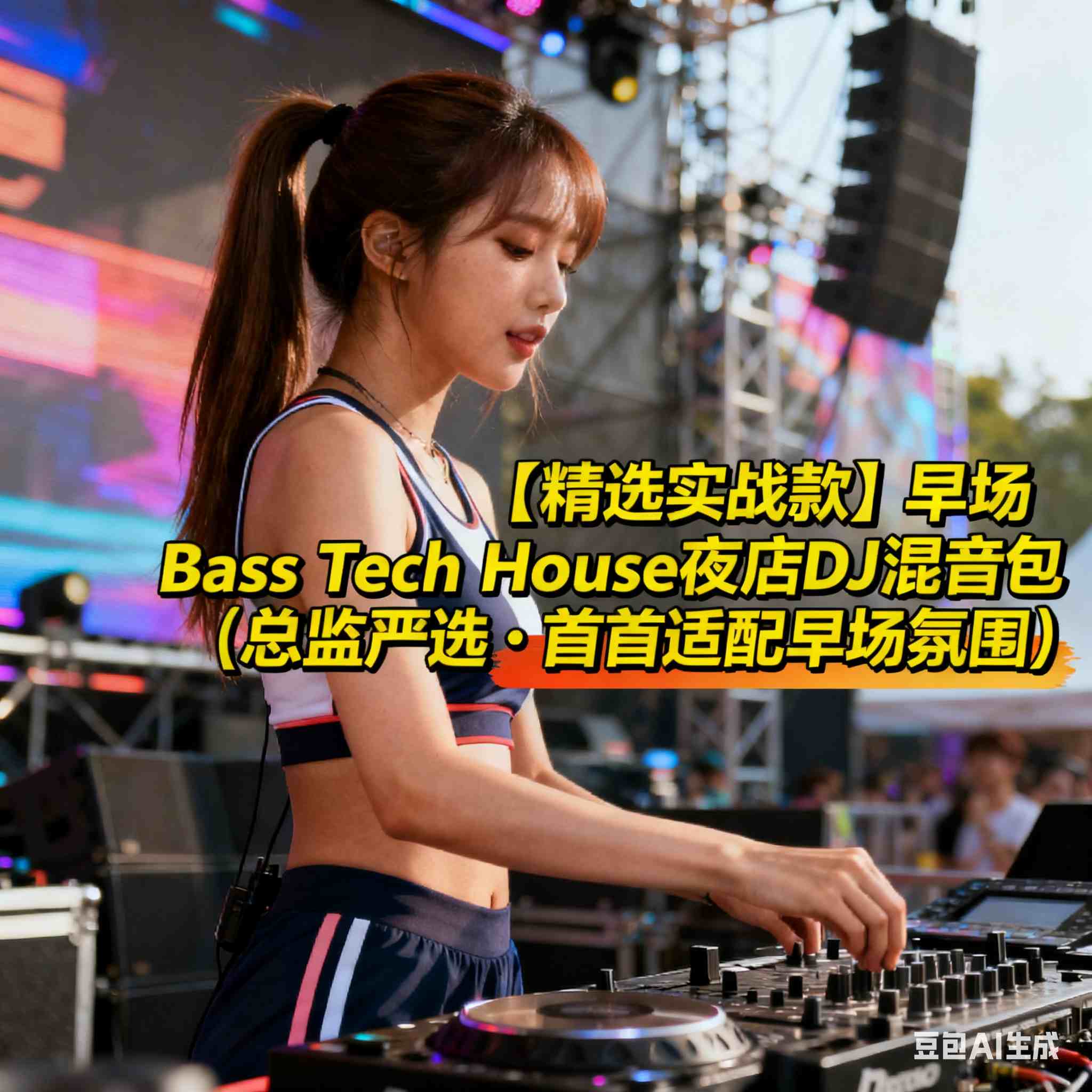 【精选实战款】早场 Bass Tech House 夜店 DJ 混音包（总监严选・首首适配早场氛围）