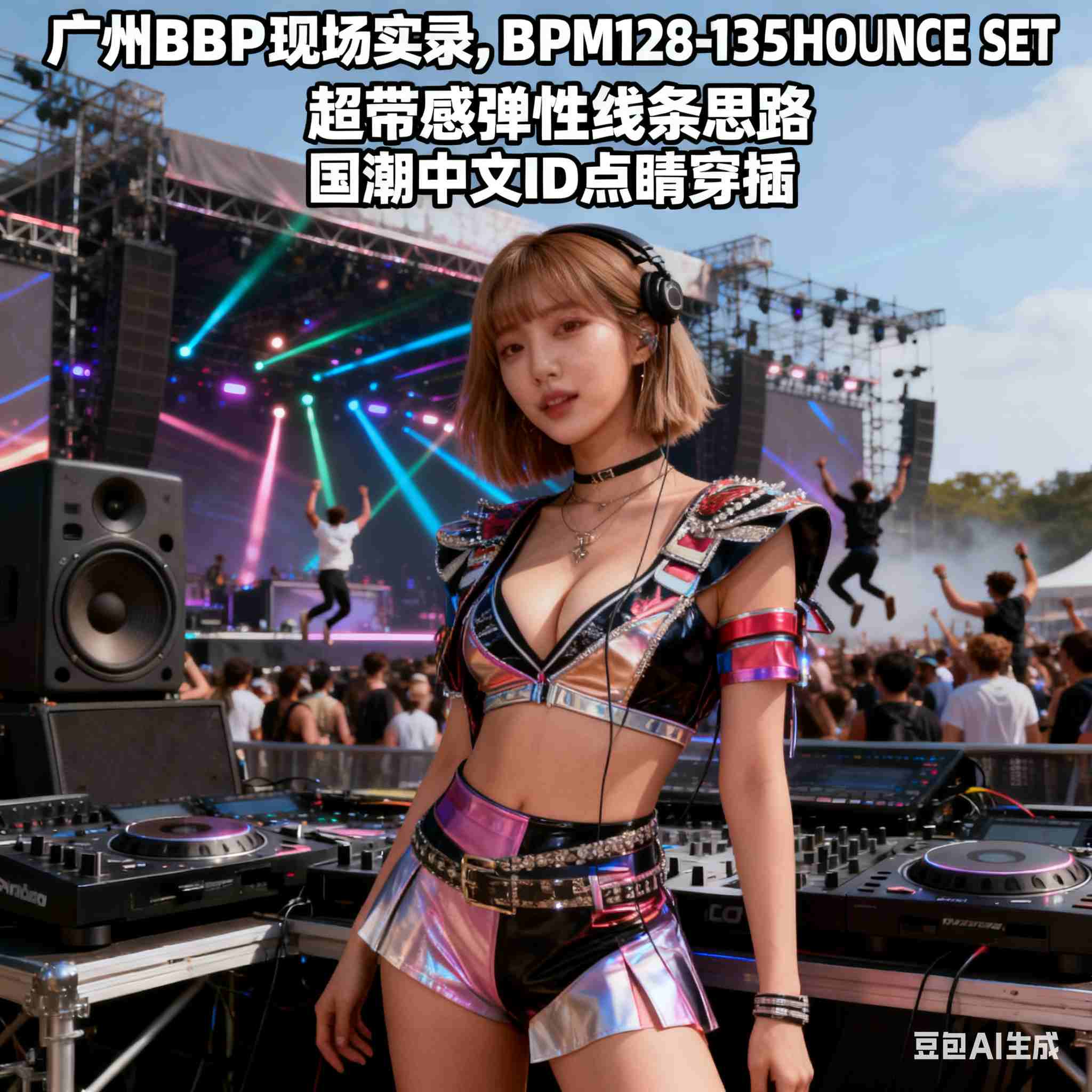 广州BBP现场实录，BPM128-135HOUSE BOUNCE SET 超带感弹性线条思路 国潮中文ID点睛穿插