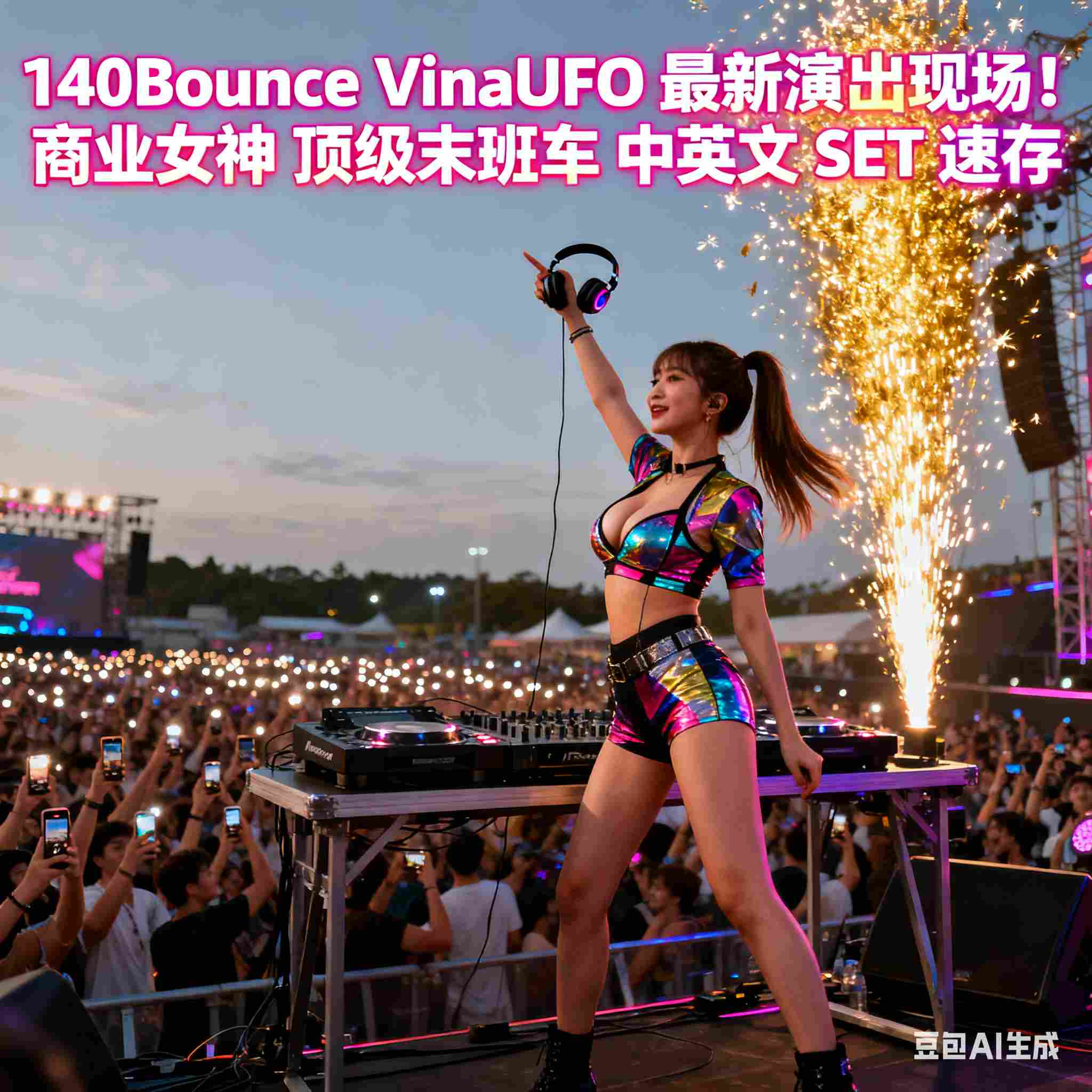 140Bounce VinaUFO 最新演出现场！商业女神 顶级末班车 中英文 SET 速存