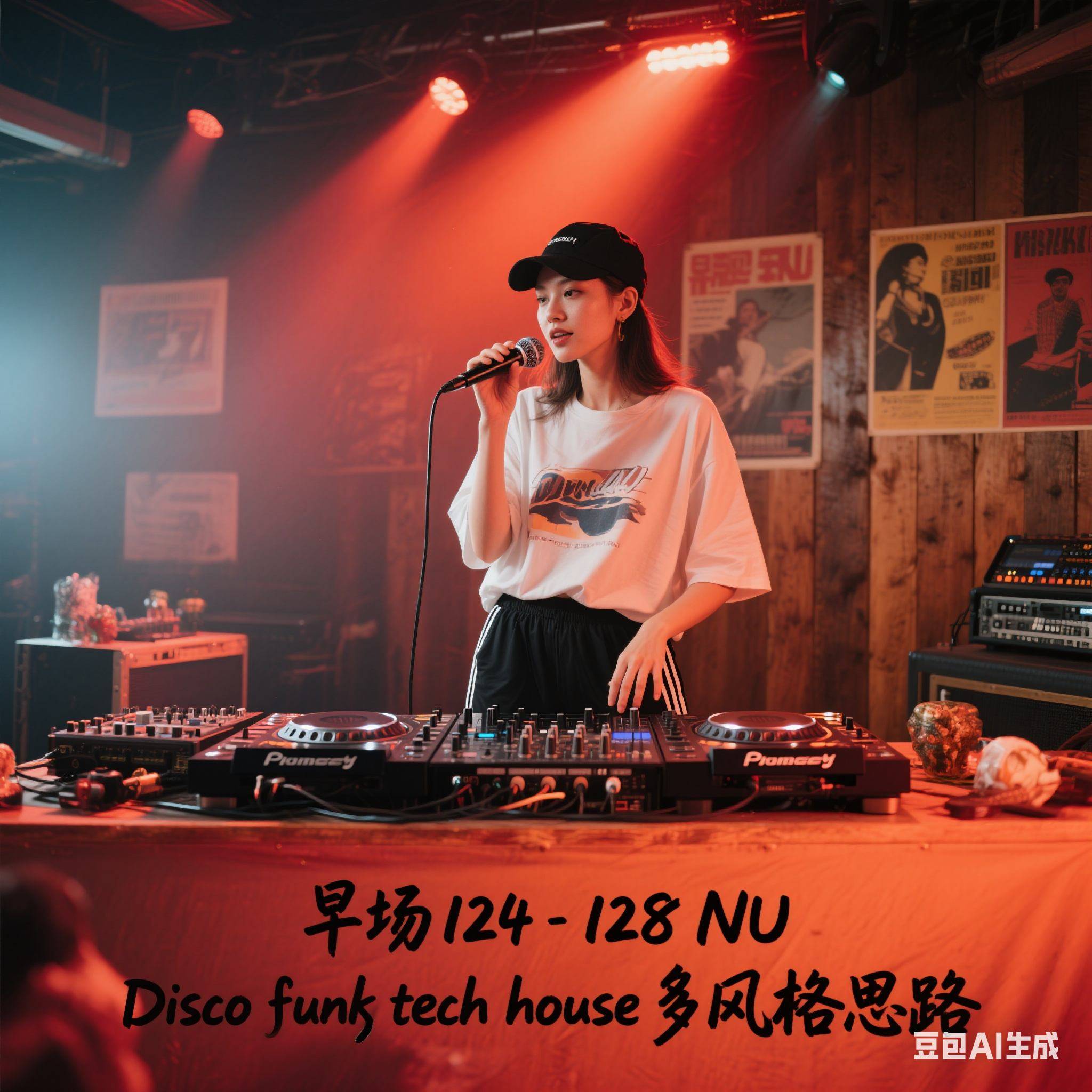 早场124 - 128 NU Disco funky tech house多风格思路