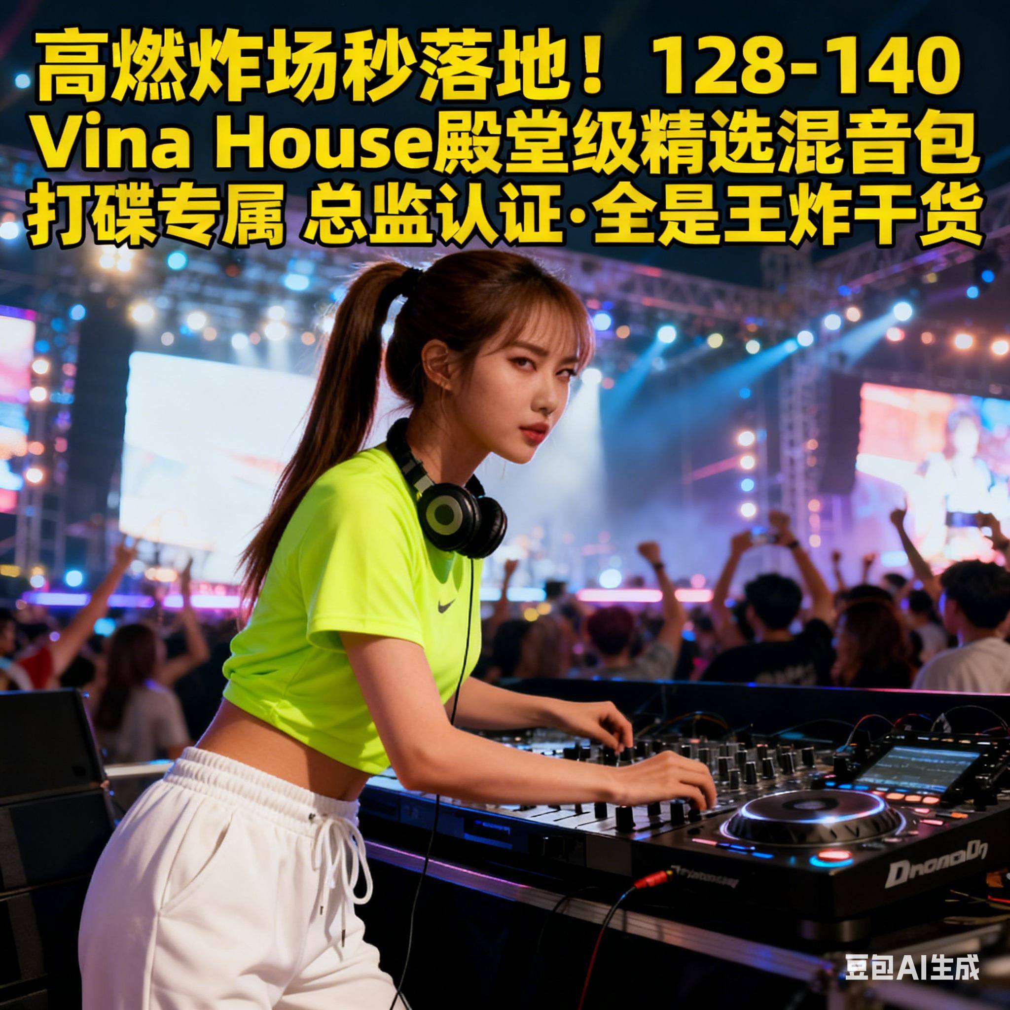 高燃炸场秒落地！128-140 Vina House殿堂级精选混音包 打碟专属 总监认证·全是王炸干货