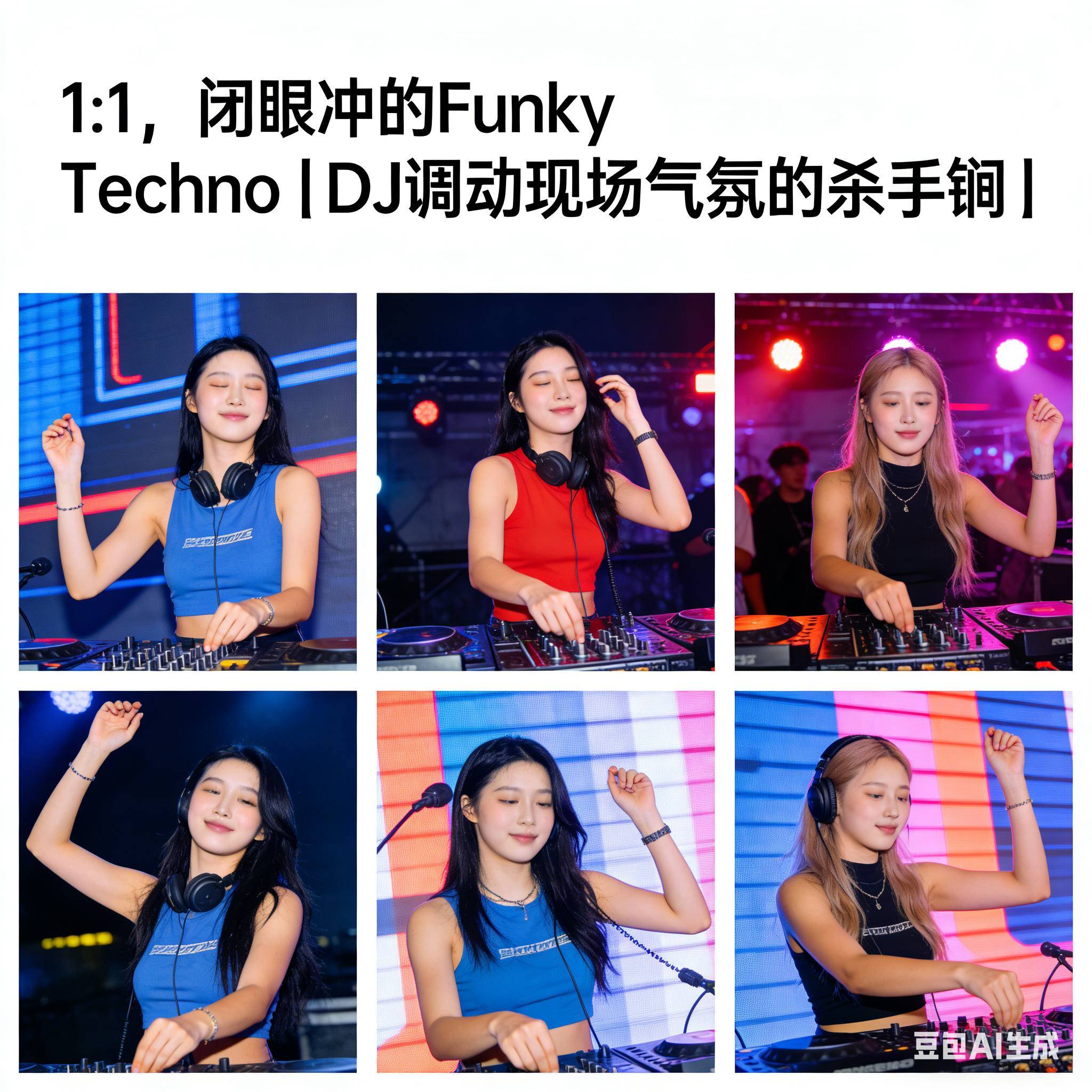 闭眼冲的Funky Techno｜DJ调动现场气氛的杀手锏
