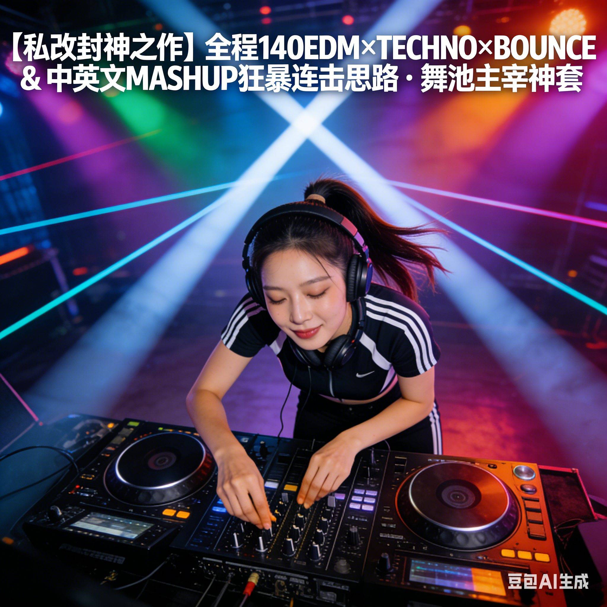 【私改封神之作】全程140EDM×TECHNO×BOUNCE & 中英文MASHUP狂暴连击思路・舞池主宰神套