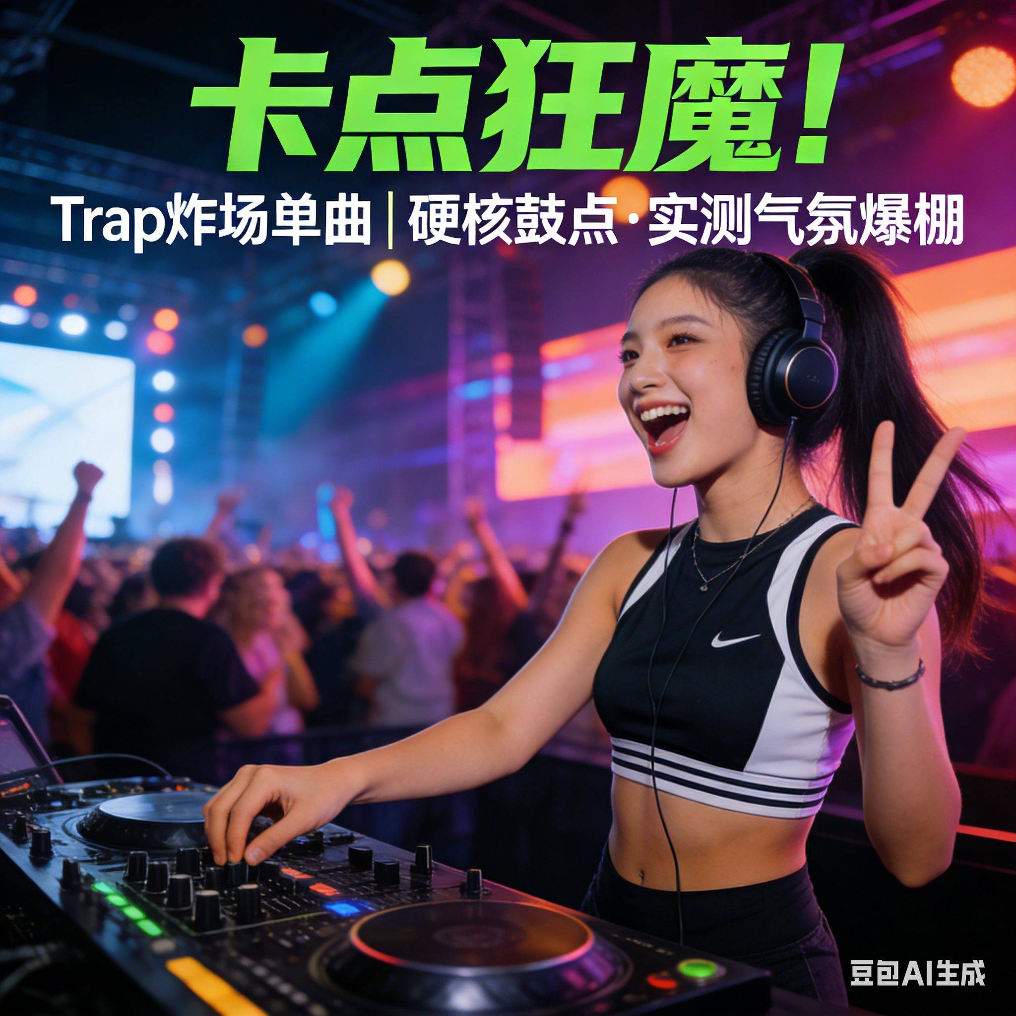 卡点狂魔！Trap 炸场单曲｜硬核鼓点・实测气氛爆棚
