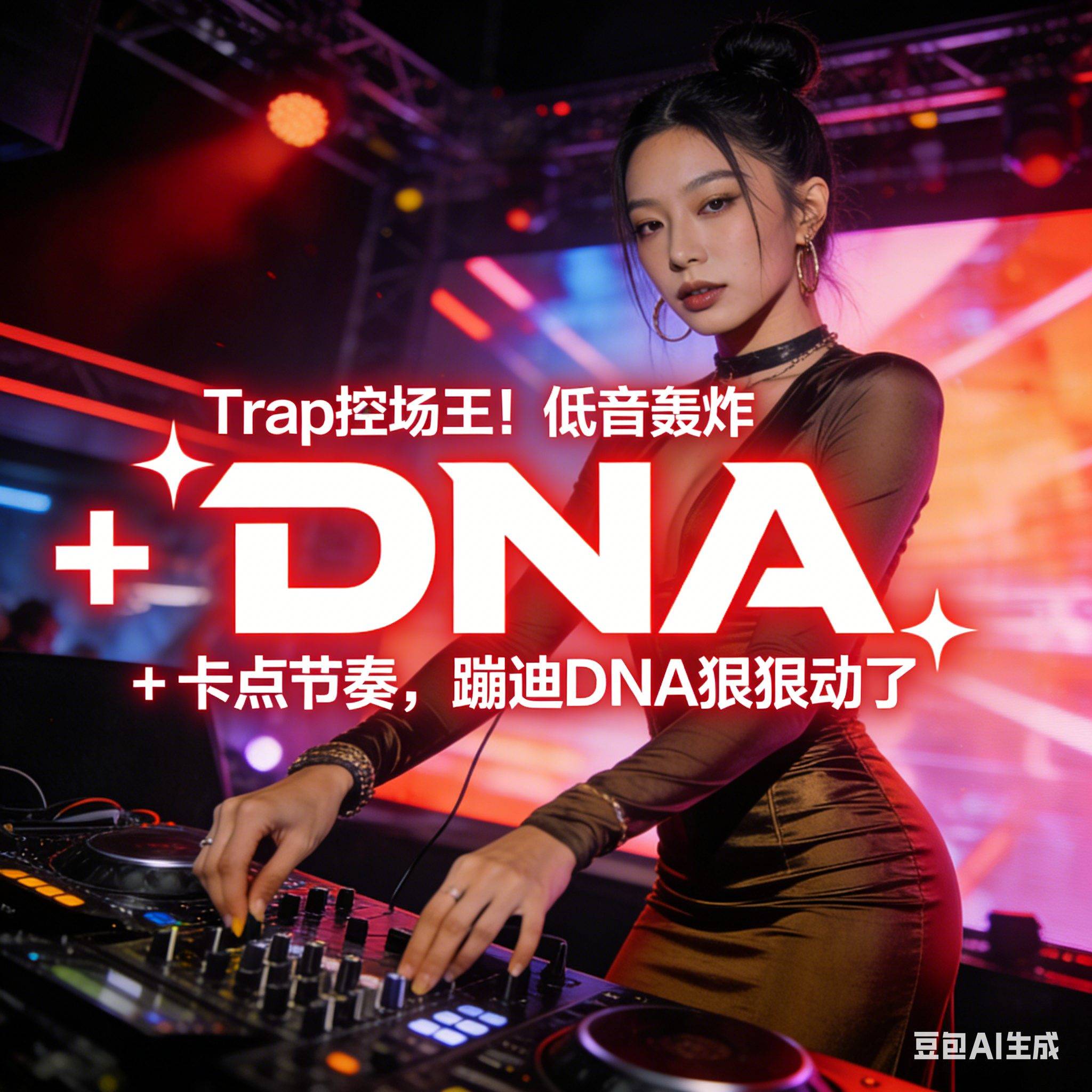 Trap 控场王！低音轰炸 + 卡点节奏，蹦迪 DNA 狠狠动了