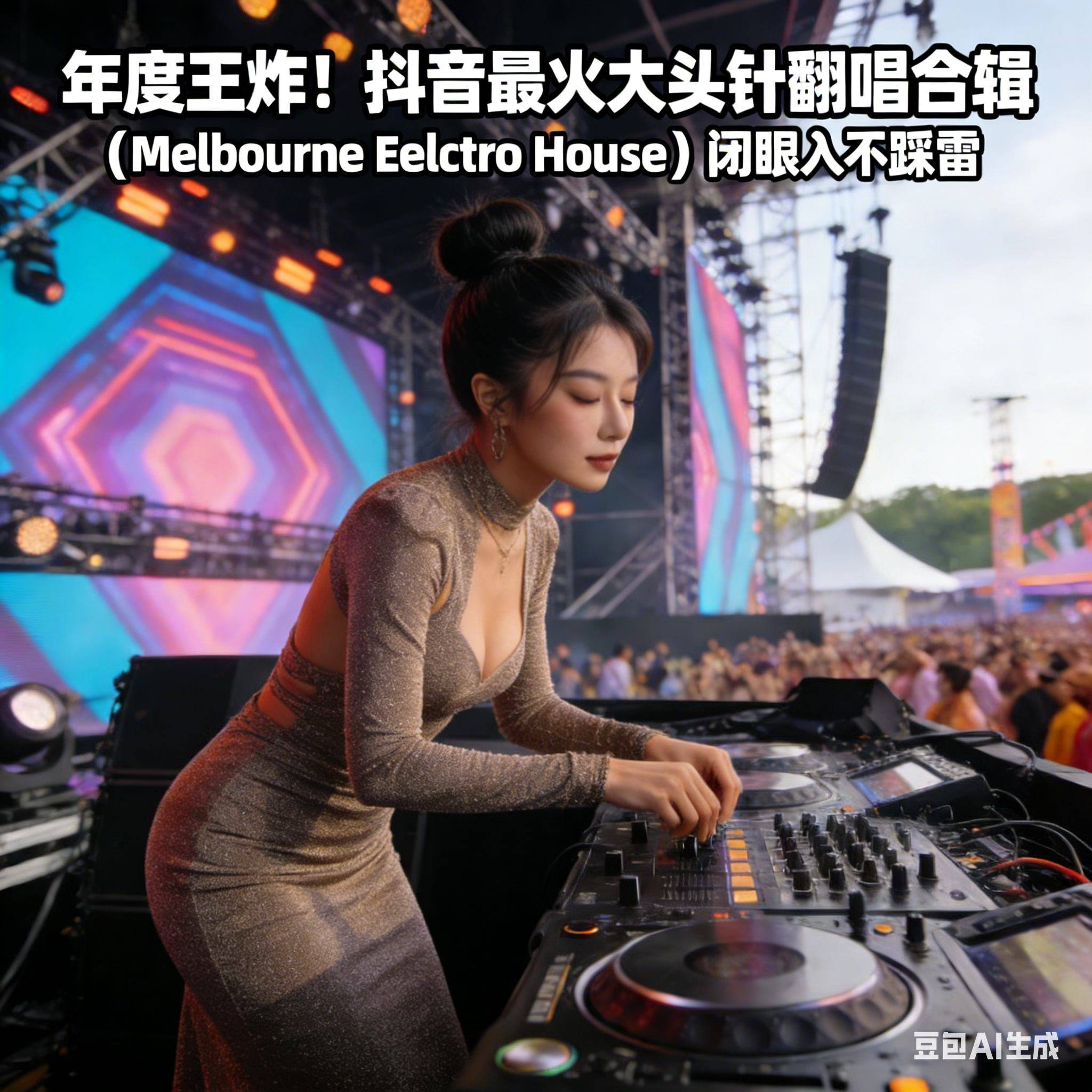 年度王炸！抖音最火大头针翻唱合辑（Melbourne Eelctro House）闭眼入不踩雷