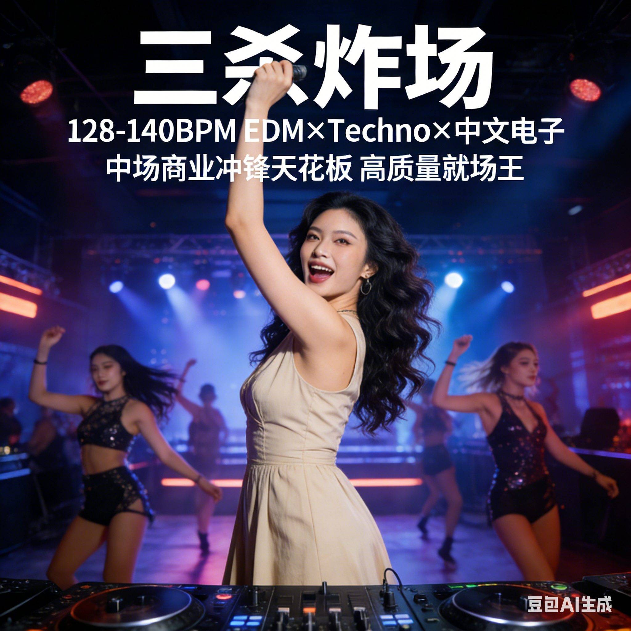 三杀炸场 128-140BPM EDM×Techno× 中文电子 中场商业冲锋天花板 高质量就场王