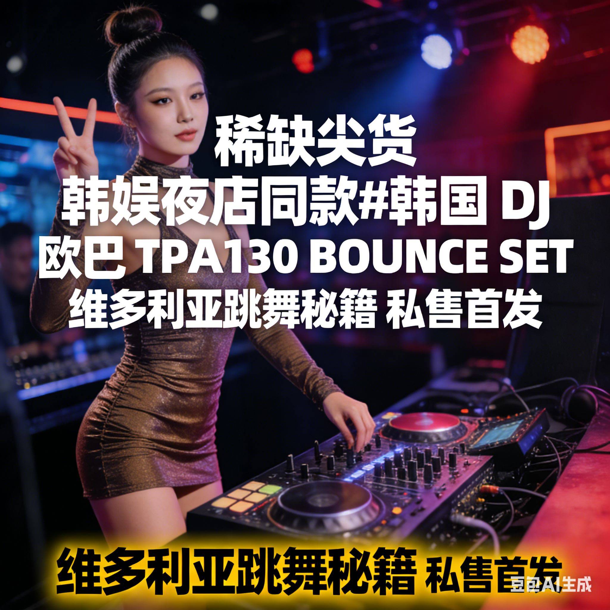 稀缺尖货 韩娱夜店同款#韩国 DJ 欧巴 TPA130 BOUNCE SET 维多利亚跳舞秘籍 私售首发