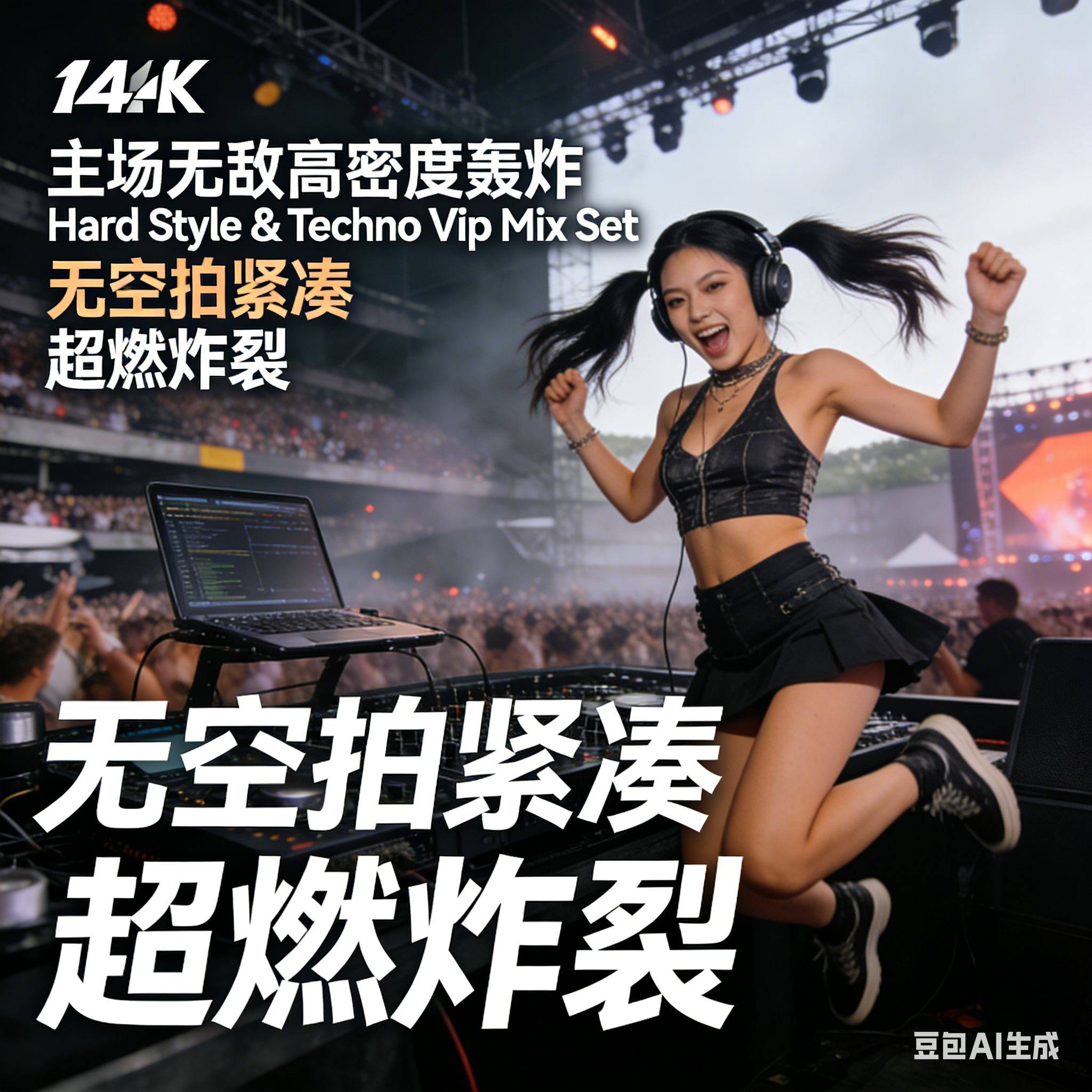 全程高能无尿点 主场无敌高密度轰炸 Hard Style & Techno Vip Mix Set 无空拍紧凑 超燃炸裂