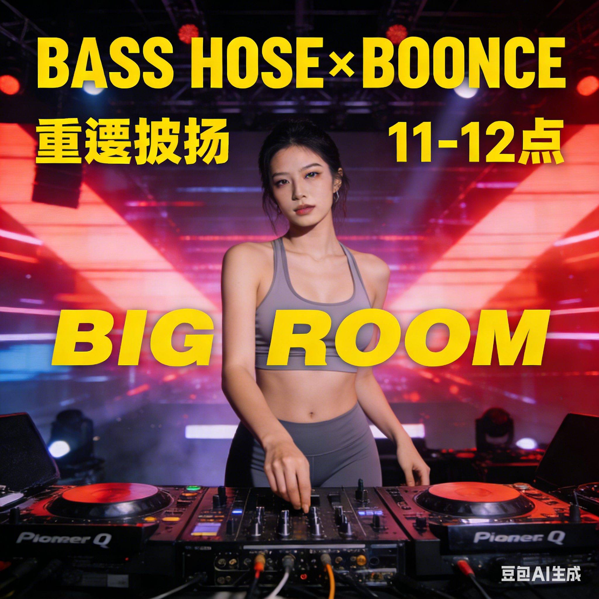 现场实战 重磅来袭 中场11-12 点 BASS HOUSE×BOUNCE×BIGROOM多元素控场思路