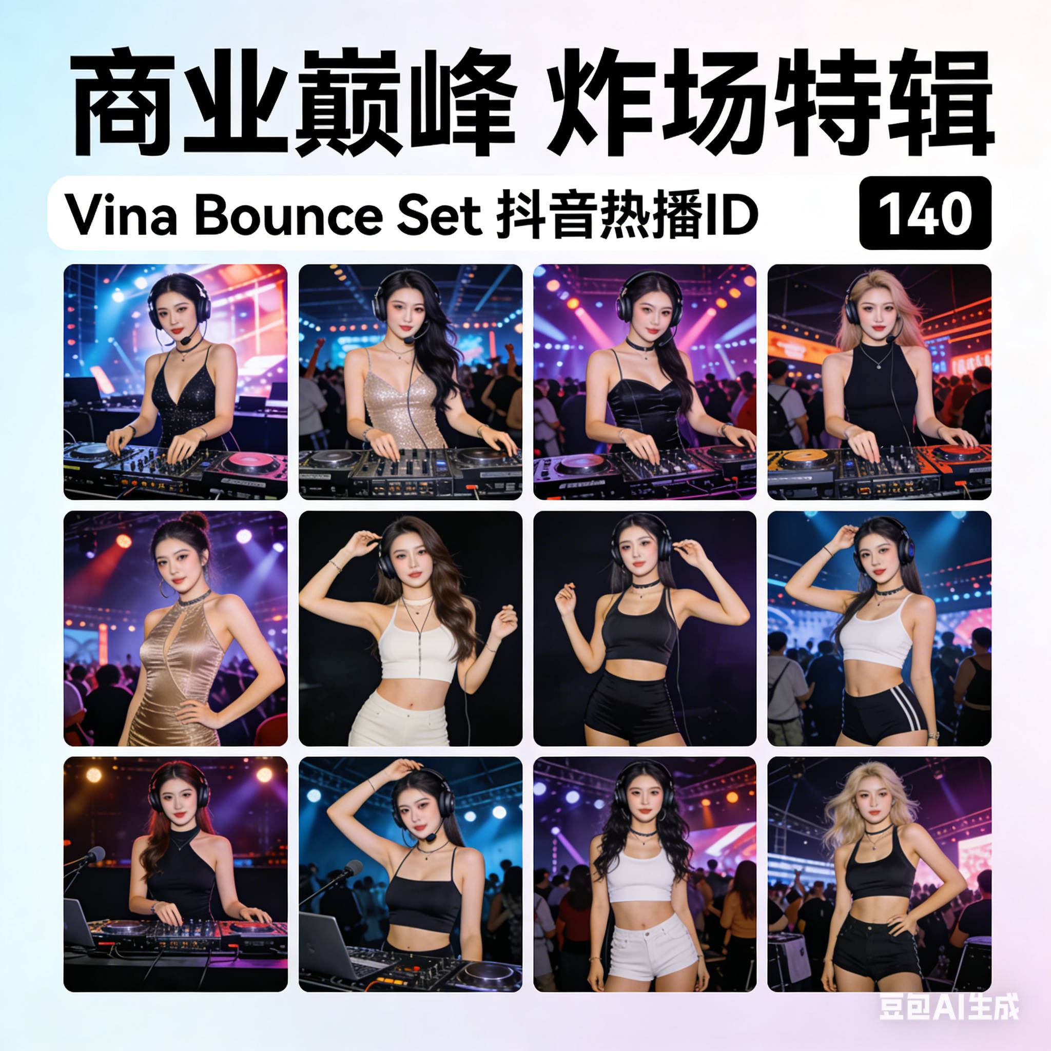 商业巅峰 炸场特辑 中英文3+2 140 Vina Bounce Set 抖音热播ID