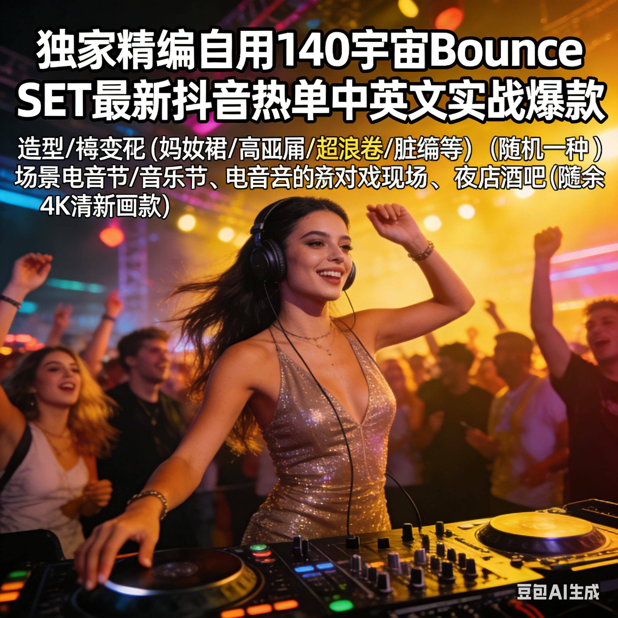 拒绝低质量 独家精编自用140 宇宙 Bounce SET 最新抖音热单中英文 实战爆款
