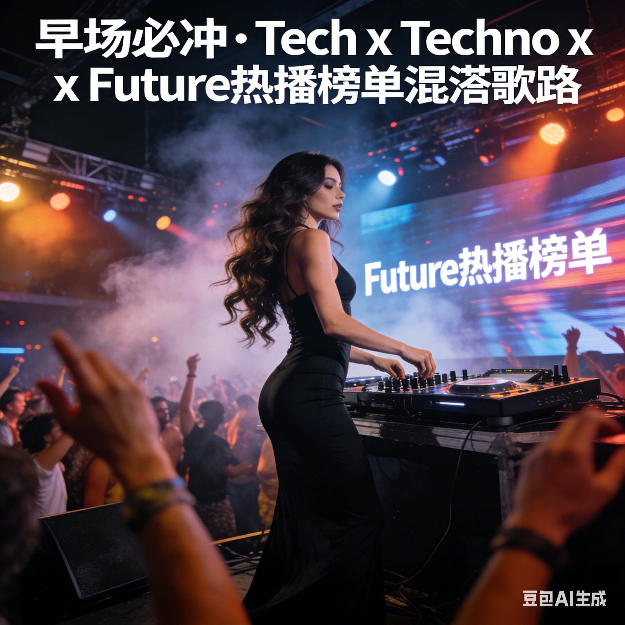 早场必冲 Tech x Techno x Future热播榜单混搭歌路 拿捏舞池升温节奏