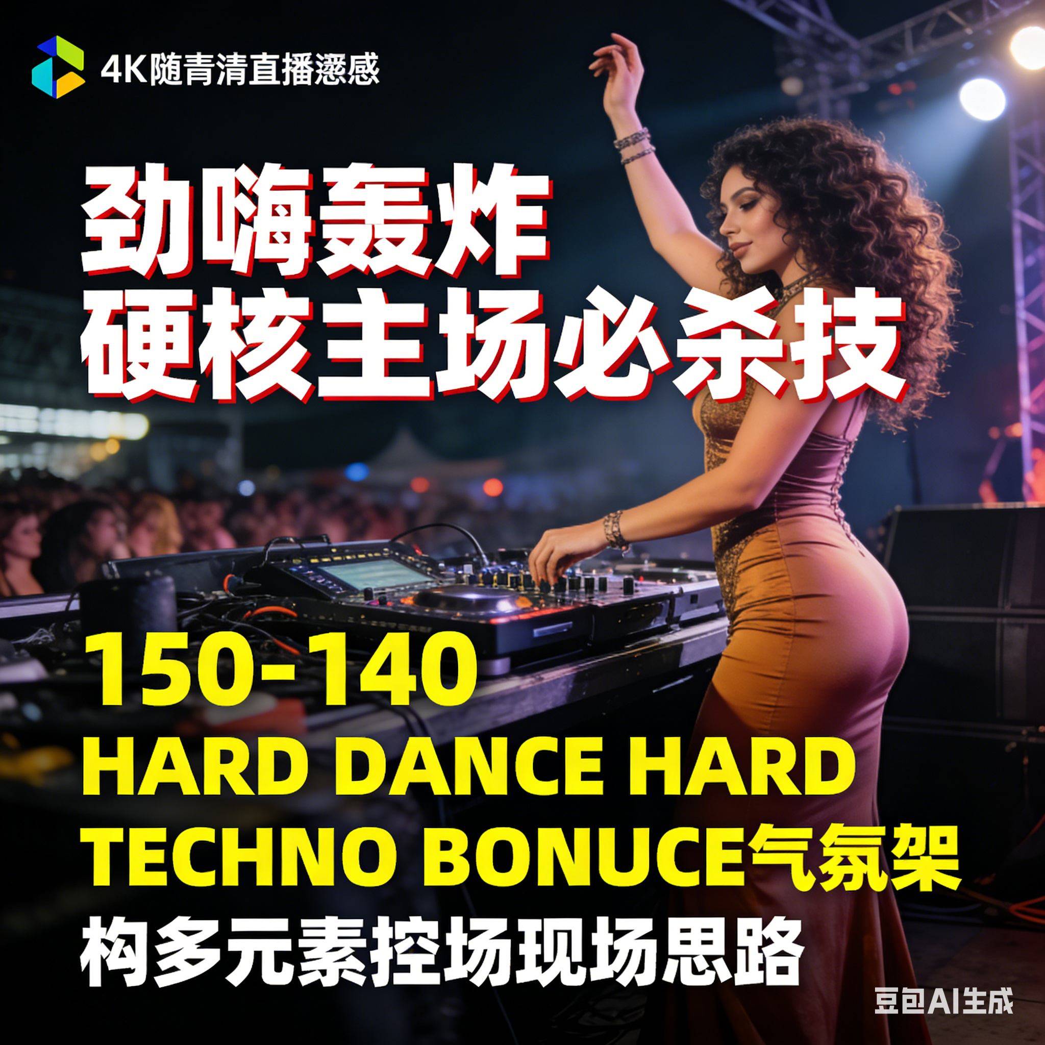 劲嗨轰炸 硬核主场必杀技 150-140 HARD DANCE HARD TECHNO BOUNCE气氛架构多元素控场现场思路