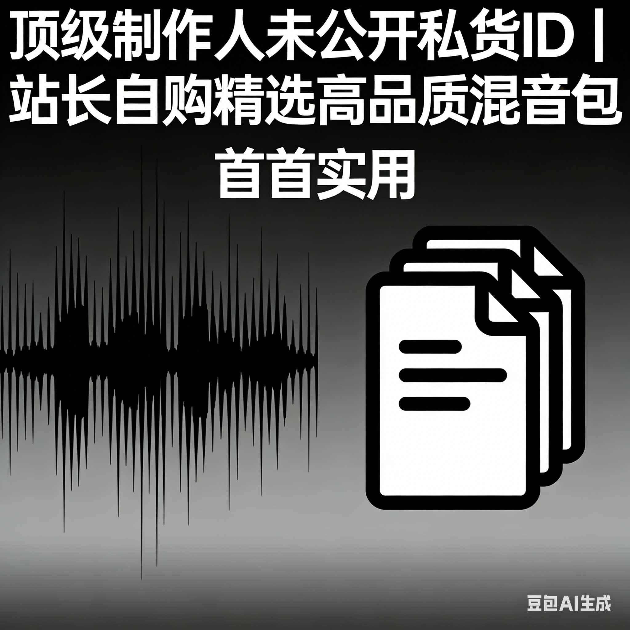 顶级制作人未公开私货 ID｜站长自购精选高品质混音包 首首实用