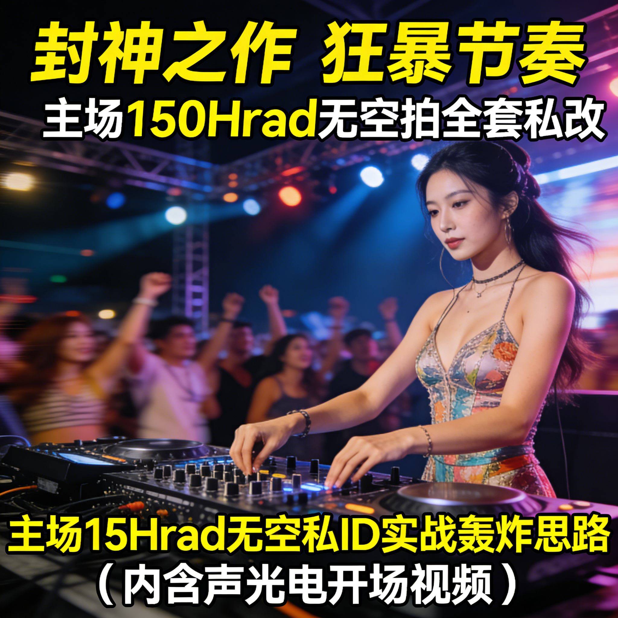 封神之作 狂暴节奏 主场150Hrad无空拍全套私改ID实战轰炸思路（内含声光电开场视频）